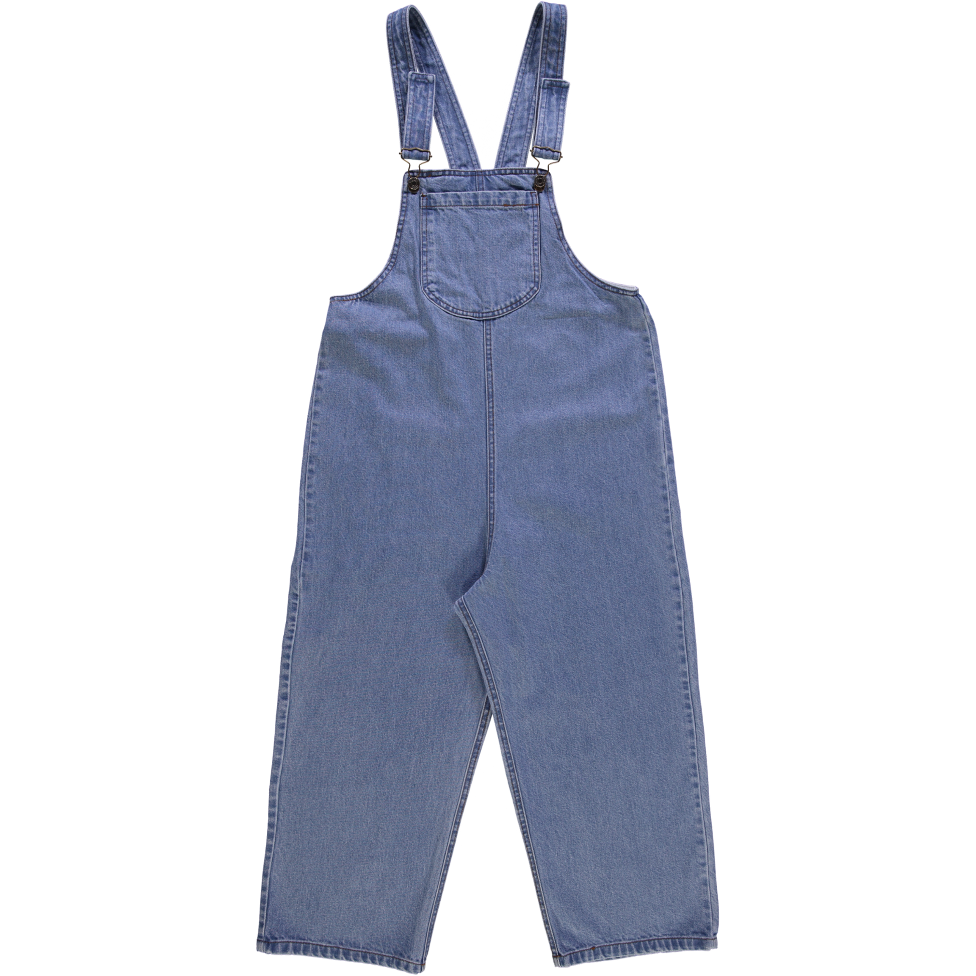 Salopette femme Ciste en coton bio – Denim blue | Poudre Organic 1