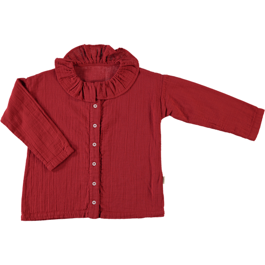 BLOUSE COLCHIQUE Equestrian Red