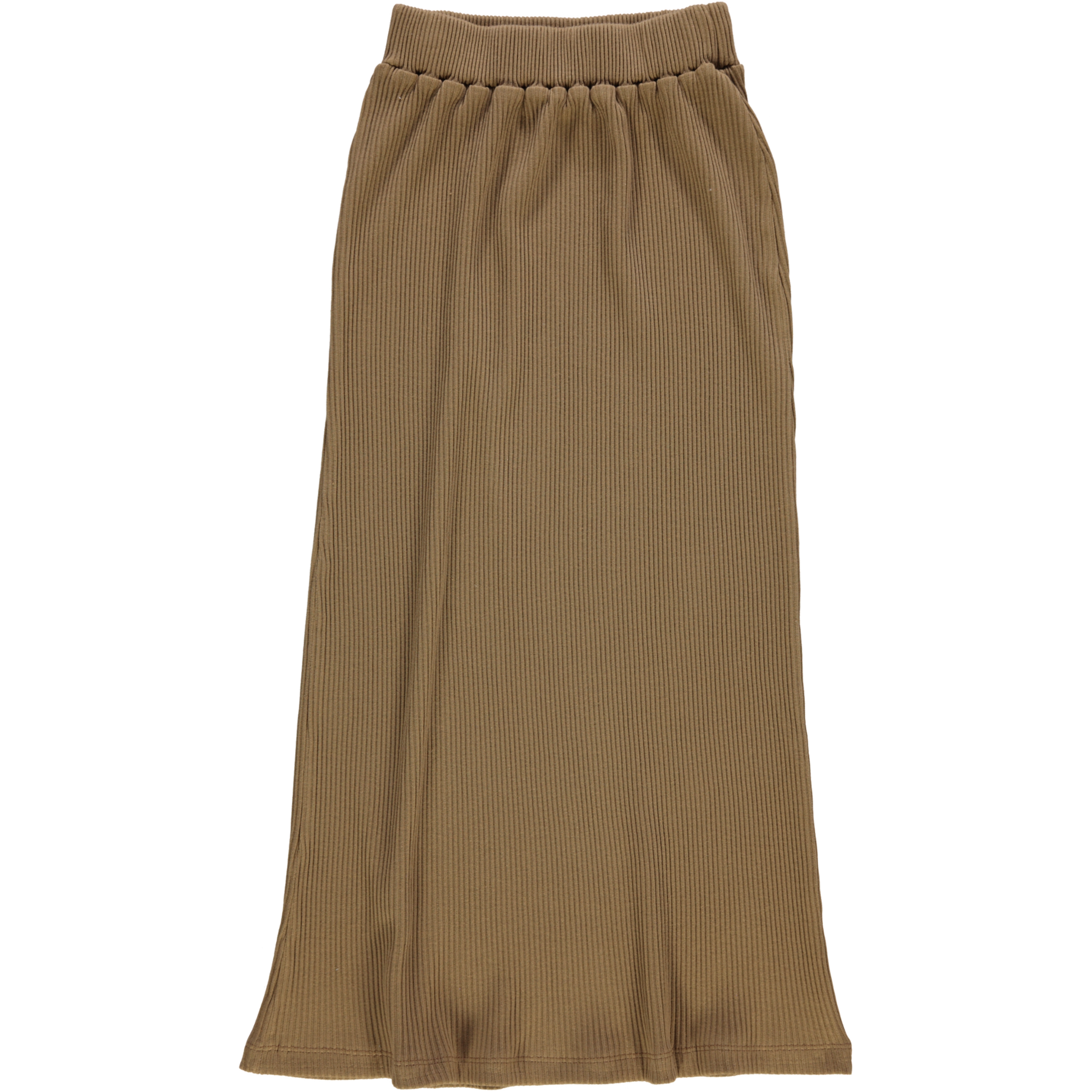 Jupe femme Cosmos côtelé en coton bio – Dull gold | Poudre Organic 1