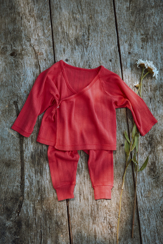 LEGGINGS BASILIC POINTELLE Red Alert