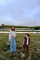 Pantalon kids Coing en velours côtelé coton bio – Potting soil | Poudre Organic 3