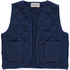 Veste matelassée kids Cercis en coton bio – Dark denim | Poudre Organic 1