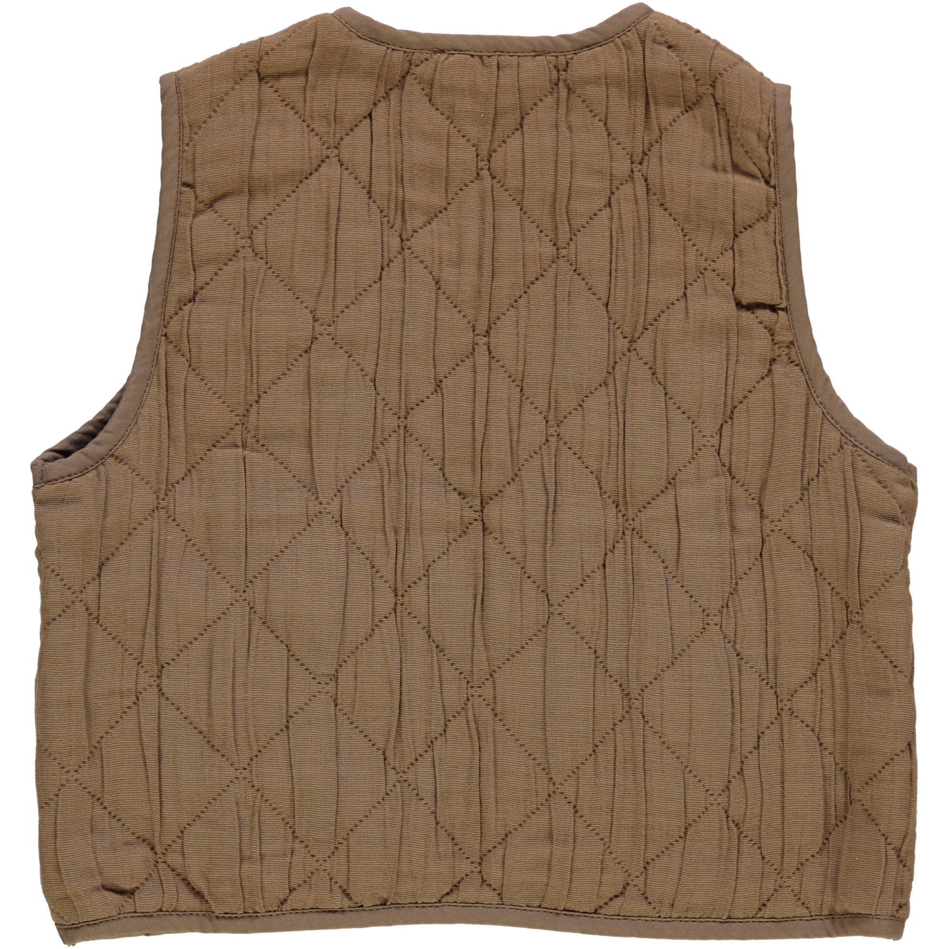 Veste matelassée kids Cercis en coton bio – Dull gold | Poudre Organic 3