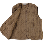 Veste matelassée adulte Cercis en coton bio – Dull gold | Poudre Organic 3