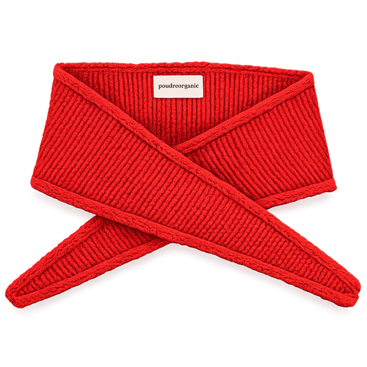 FOULARD SCARF COTON Rouge Corail