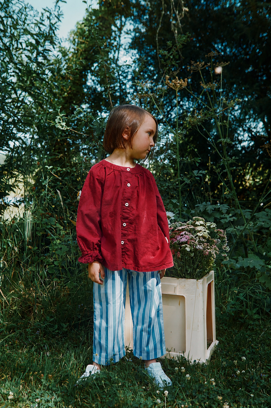 BLOUSE PECAN Equestrian Red