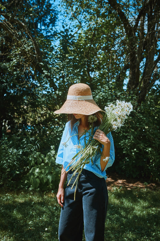 CHEMISE CARVI Rayures Bleues