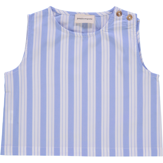 DÉBARDEUR CRASPEDIA Rayures larges bleues/blanches