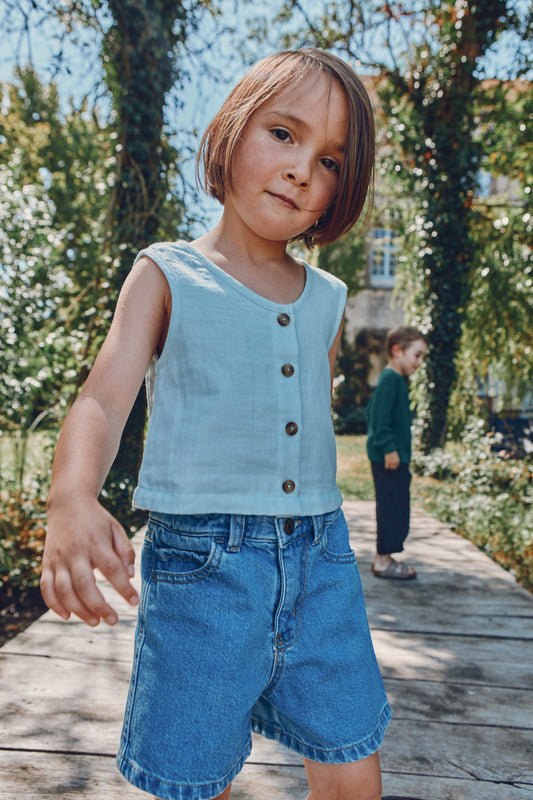 DÉBARDUR DILLE KIDS Baby Blue