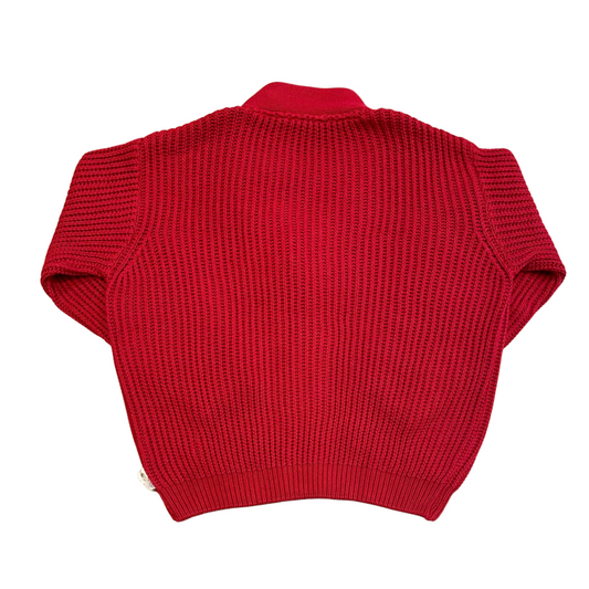 CARDIGAN MATÉ Rouge