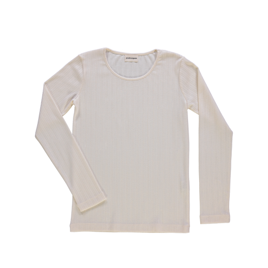 EGLANTINE POINTELLE T-SHIRT Biscotti