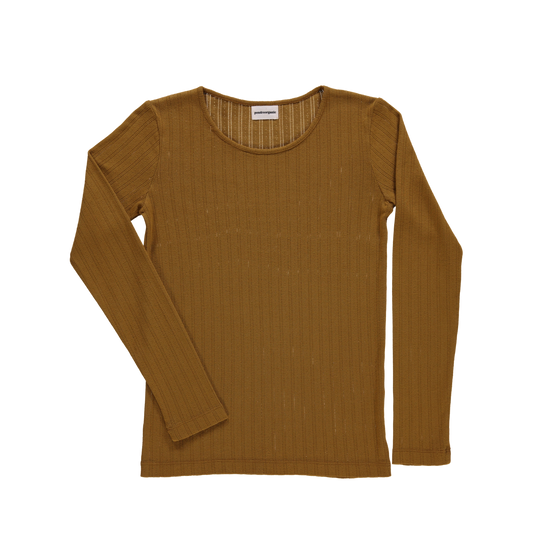 T-SHIRT EGLANTINE POINTELLE Tapenade