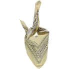 Foulard kids & adulte Bandana en coton bio – Bandana pastel yellow | Poudre Organic 1