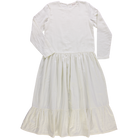 Robe femme Gaura en gaze coton bio – Egret | Poudre Organic 1