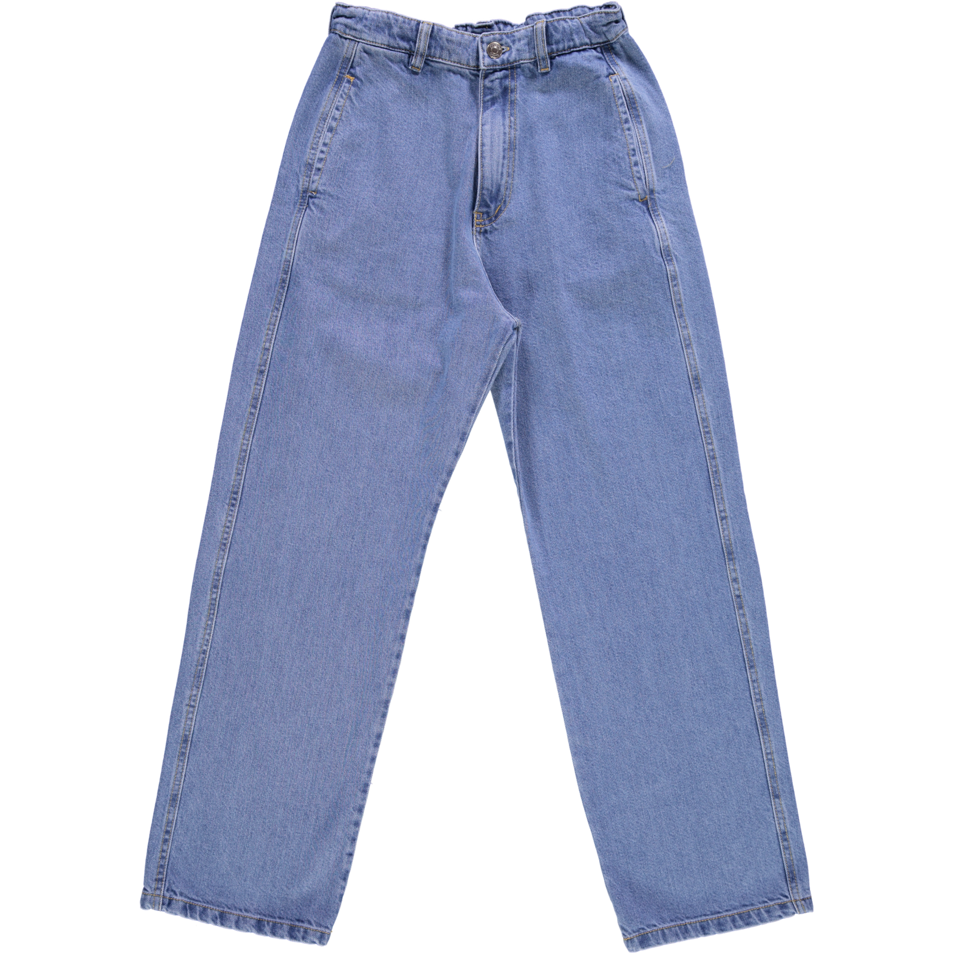 Pantalon denim femme Gentiane en coton bio – Denim blue | Poudre Organic 1