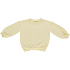 Sweatshirt kids Jojoba en coton bio – Pastel yellow | Poudre Organic 1