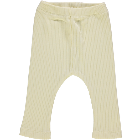 LEGGINGS SPRAY CÔTELÉ Pastel Yellow