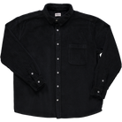 Chemise homme Lenhador velours côtelé en coton bio – Pirate black | Poudre Organic 1