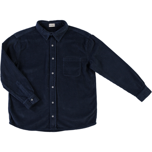 LENHADOR CORDUROY SHIRT Midnight Navy