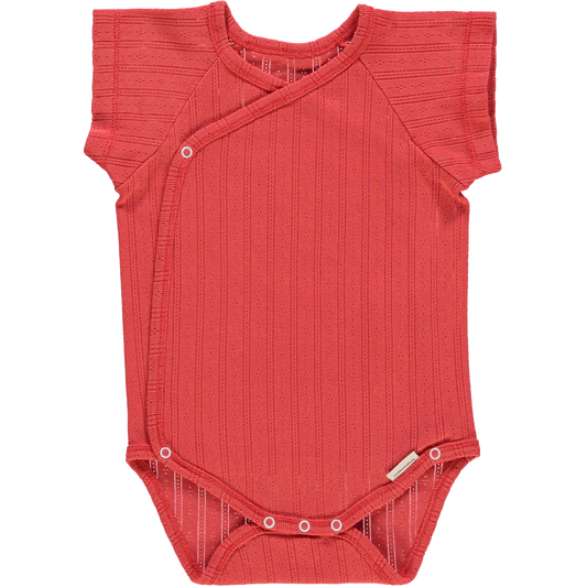 BODY LIERRE POINTELLE MANCHES COURTES Red Alert