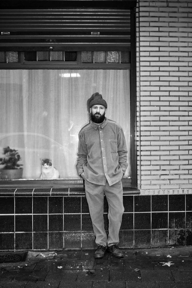 Chemise homme Lenhador velours côtelé en coton bio – Dark denim | Poudre Organic 2