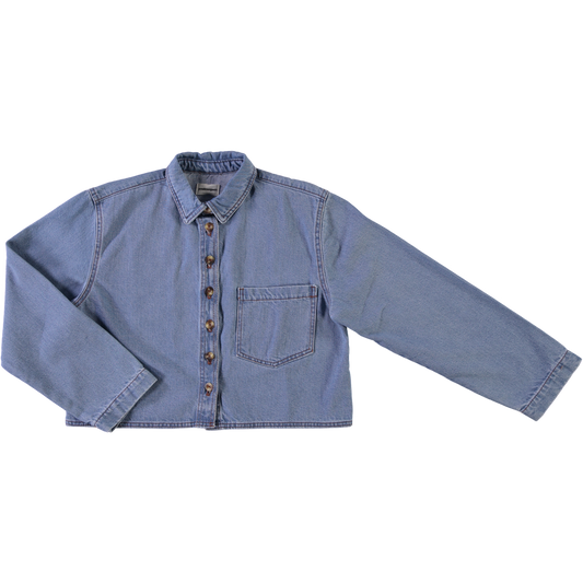CHEMISE MANDARINE Denim Blue