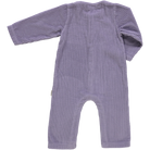 Combinaison kids Meleze en velours côtelé coton bio – Lavender Gray | Poudre Organic 3