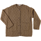 Veste matelassée femme Millet en coton bio – Dull gold | Poudre Organic 1