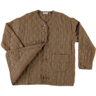 Veste matelassée femme Millet en coton bio – Dull gold | Poudre Organic 3