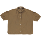 Chemise femme Neotine en gaze coton bio – Dull gold | Poudre Organic 1