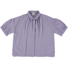 Chemise femme Neotine en gaze coton bio – Lavender Gray | Poudre Organic 1