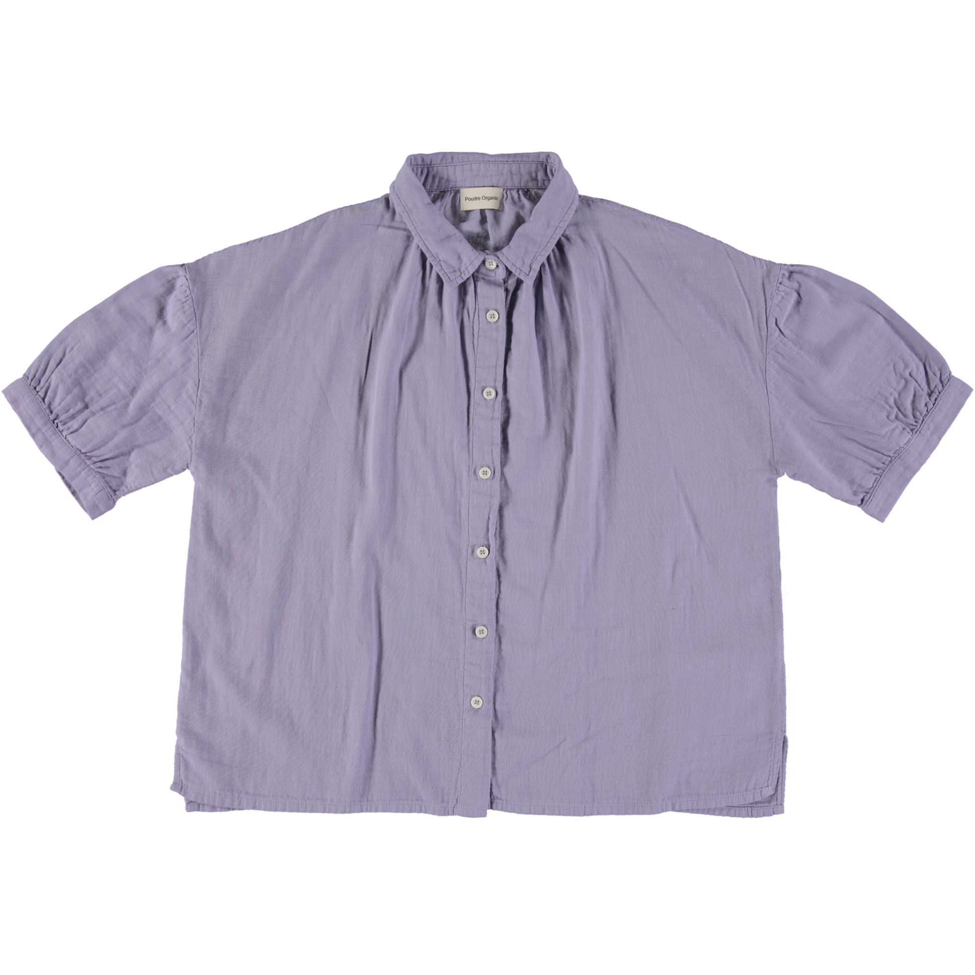 Chemise femme Neotine en gaze coton bio – Lavender Gray | Poudre Organic 1