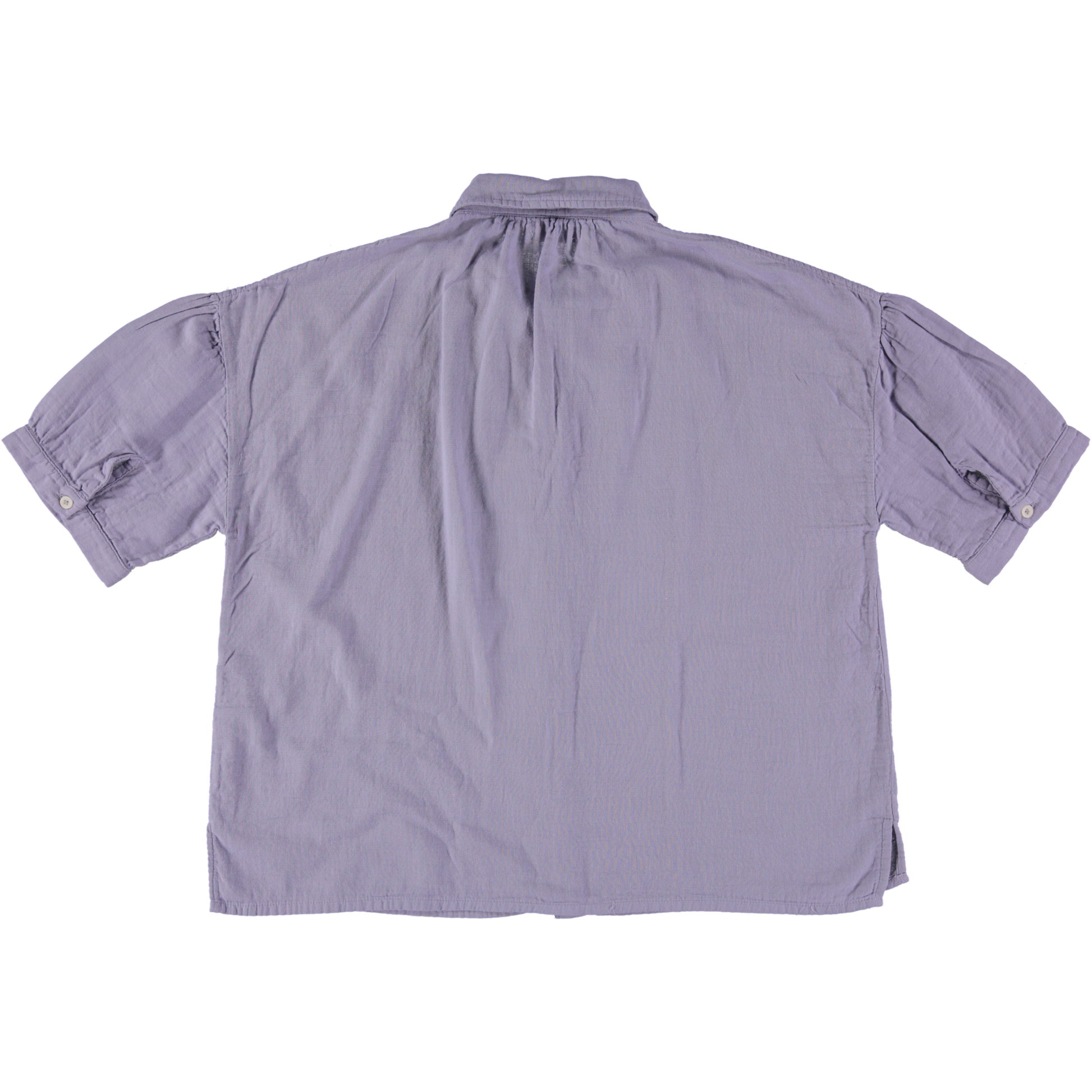Chemise femme Neotine en gaze coton bio – Lavender Gray | Poudre Organic 3
