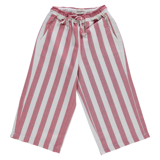 PANTALON CERISE KIDS DENIM Rayures rouges