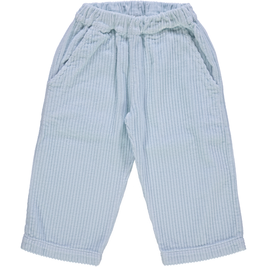 PANTALON COING VELOURS CÔTELÉ Baby Blue