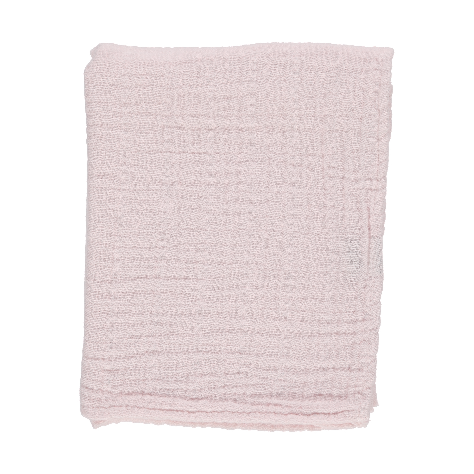 Lange bébé Pavot en gaze coton bio – Soft pink | Poudre Organic 1