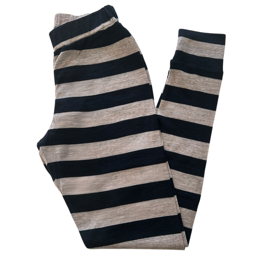 LEGGING POINSETTIA MÉRINOS ADULTE Rayé Marine