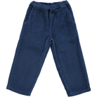 Pantalon kids Pomelos en velours côtelé coton bio – Dark denim | Poudre Organic 1