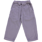 Pantalon kids Pomelos en velours côtelé coton bio – Lavender Gray | Poudre Organic 1