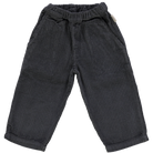 Pantalon kids Pomelos en velours côtelé coton bio – Pirate black | Poudre Organic 1