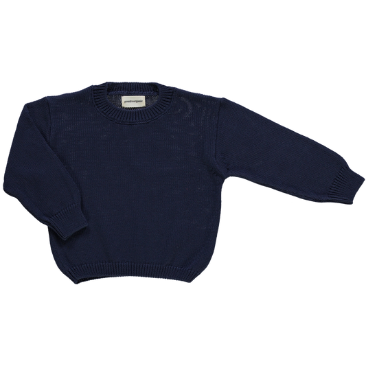 PULL THÉ COTON Marine