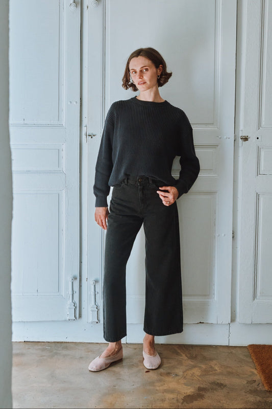 PANTALON BERGENIE Denim Noir