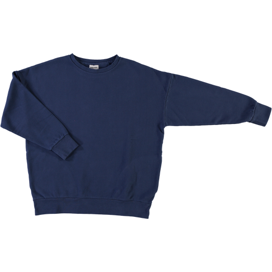 Sweatshirt homme Redondo molleton en coton bio – Dark denim | Poudre Organic 1