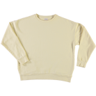 Sweatshirt homme Redondo molleton en coton bio – Pastel yellow | Poudre Organic 1