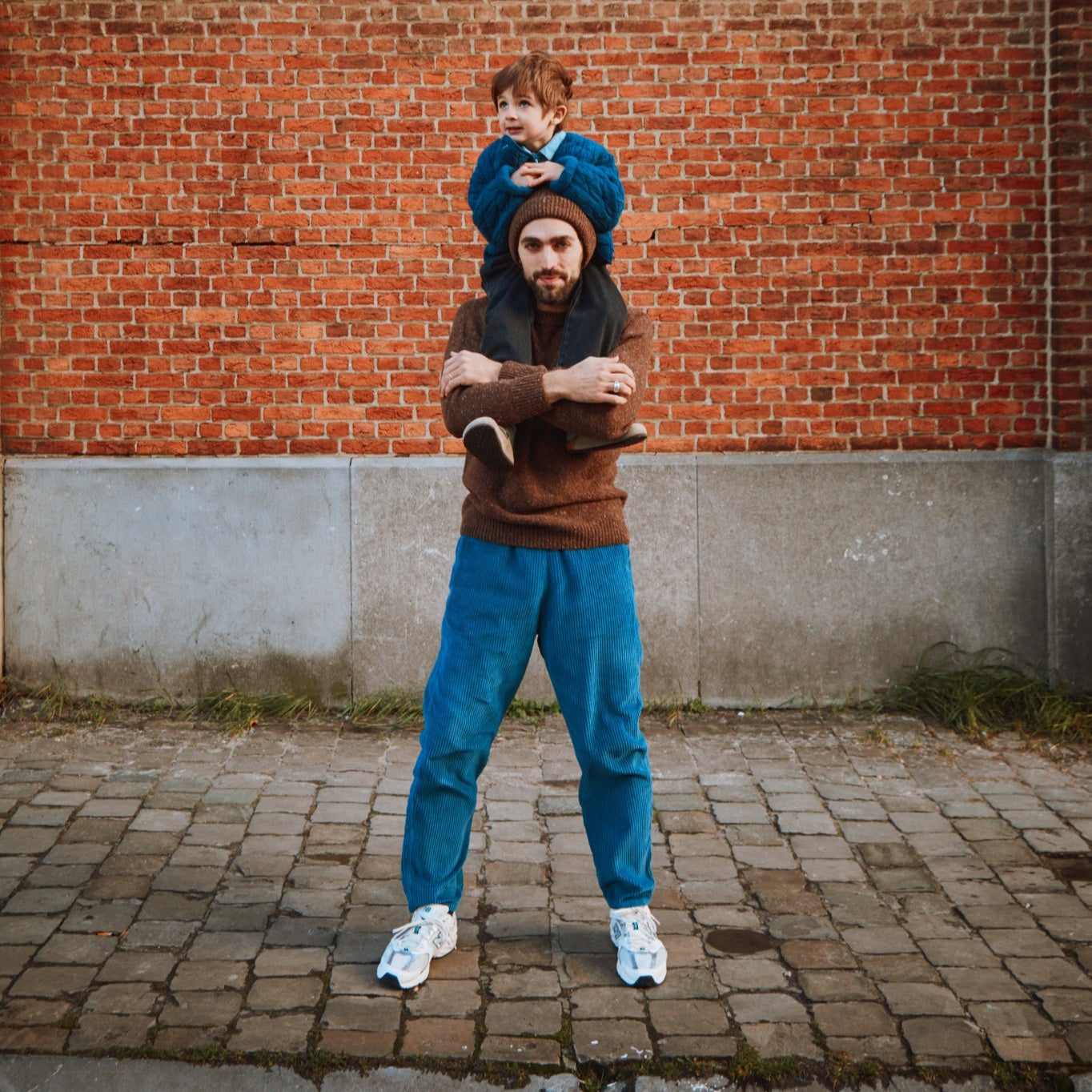 Pantalon adulte Coquelicot en velours côtelé coton bio – Dark denim | Poudre Organic 2