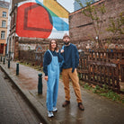 Pull homme Brome en laine recyclée et fils écologiques – Speckled midnight | Poudre Organic 3