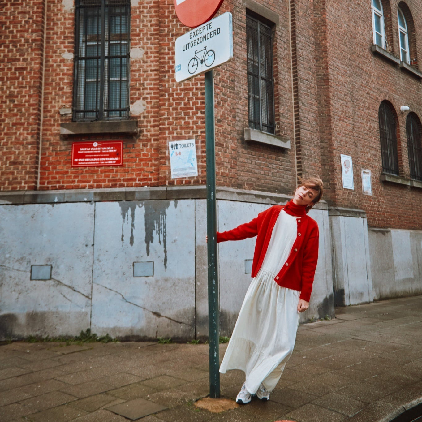 Robe femme Gaura en gaze coton bio – Egret | Poudre Organic 2