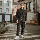 Pantalon adulte Coquelicot en velours côtelé coton bio – Pirate Black | Poudre Organic 2