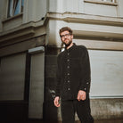 Chemise homme Lenhador velours côtelé en coton bio – Pirate black | Poudre Organic 3