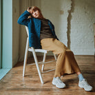 Robe kids Orchidée côtelée en coton bio – Dull gold | Poudre Organic 3